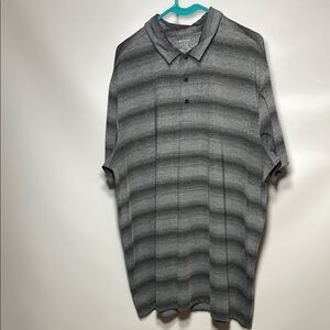 Members Marks Men's Gray Striped Shirt